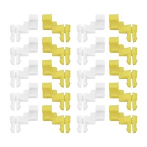 YINETTECH 20Pcs Car Door Lock Rod Clip Retainer Fasteners for Toyota 4D0-807-300 69293-12040 Car Left and Right Door Handle Door Lock Rod Clip