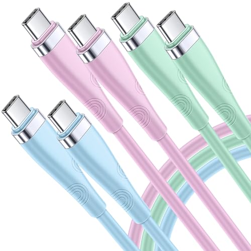 Usb C to Usb C Cable 0.9M Usbc to Usbc Cable 60W Dual USB C Charger Cable Fast Charger Type C to C Cable For iPhone 15 plus Pro Max MacBook iPad Pro Samsung Galaxy S23 Google Pixel 7 Huawei Switch LG