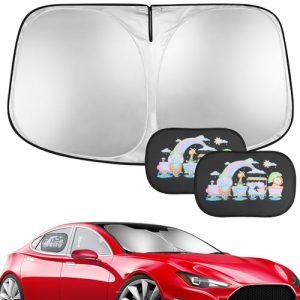 COZCLAM 3pcs Car Sun Shade Combo-Set