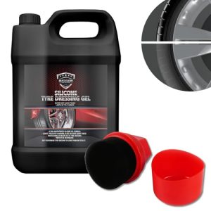 1000ml Silicone Tyre Shine & Trim Dressing Gel Kit