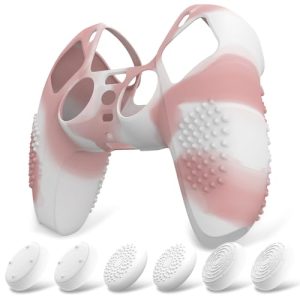 eXtremeRate PlayVital 3D Studded Edition Anti-Slip Silicone Cover Skin for ps5 Controller