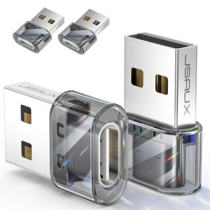 JSAUX USB C Female to USB Male Adapter (4-Pack) 3.1A Fast Charging