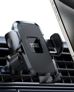 YOSH Car Phone Holder with Double Lock Metal Hook
