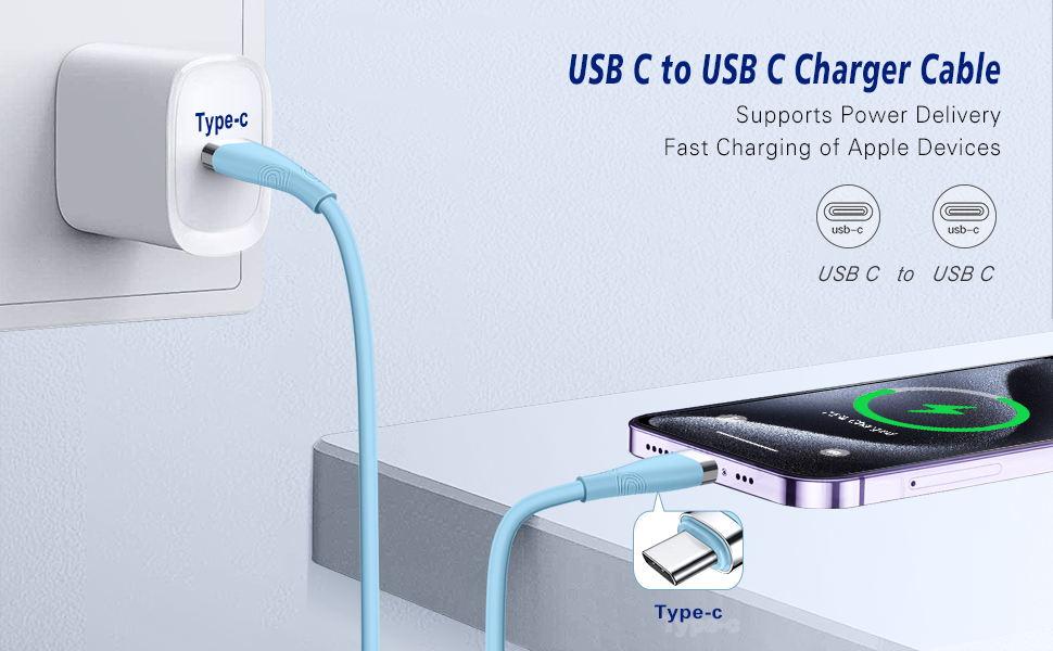 usb c to usb c cable 6ft