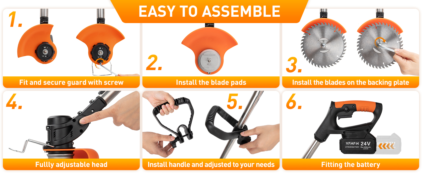 EFFICIENT CUTTING AND LAWN TRIMMING