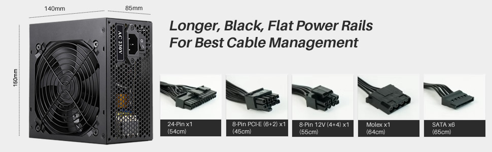 Power Supply With Thermal Controlled Fan