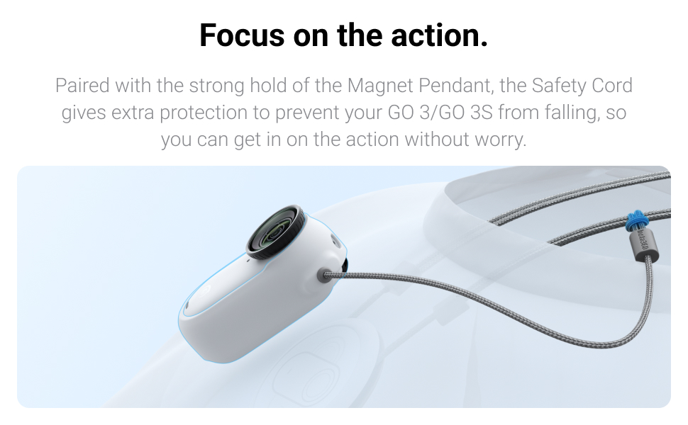 Insta360 GO 3/GO 3S Magnet Pendant Safety Cord