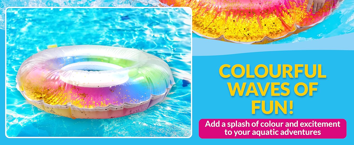 assorted ring pool swimming for inflatable kids rubber swim float beach party water floats summer