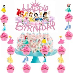 13 Pcs Cake Toppers for Girls