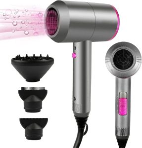 HappyGoo Hair Dryer Professional Ionic Hairdryer with 2 Speed 3 Heat Setting