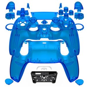 eXtremeRate Luna Redesigned Full Set Housing Shell Buttons Touchpad Cover Compatible with ps5 Controller BDM-030 BDM-040