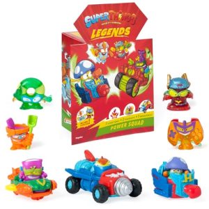 SUPERTHINGS Legends-Power Squad. Superpack of the legendary characters from SuperThings. Includes 6SuperThings