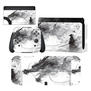 playvital Full Set Protective Stickers for Nintendo Switch OLED Model