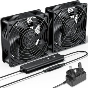 upHere gaming Dual 120mm Powerful Fan