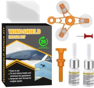 uncate Windshield Repair Kit with Pressure Syringes