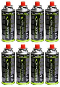 Outdoor Revolution Premium Butane Gas Cartridges – Push-In Camping Gas Canisters Cylinders for Camping Stove