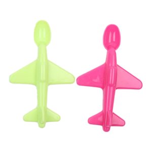 Fellflying Baby Food Spoon | Airplane Shape Small Spoon | Kids Utensil Safe Eco-Friendly for Preschool