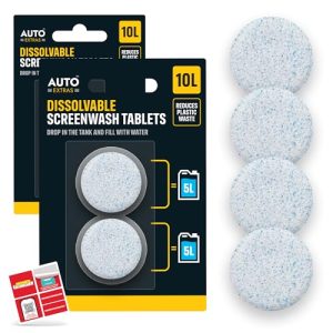 SOL 4pk Dissolvable Screen Wash for Cars Tablets
