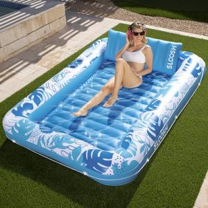 Sloosh Inflatable Tanning Pool Lounge Float