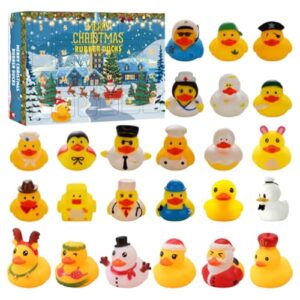 Rubber Duck Advent Calendar 2024 | Advent Calendar 2024 Christmas Countdown Toys Rubber Ducks