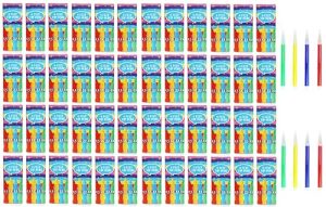 PD Outlet Mini Felt Tip Pens for Colouring – Ideal Party Bag Fillers & Kids' Loot Bags – Vibrant Colours for Creative Fun (48)