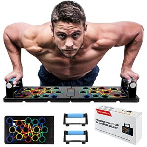 24 in1 Push Up Board Multifunctional Foldable Portable Fitness Workout Push-up Tools Pushup Stands Exercise Board Muscle Board