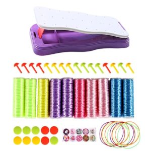 Hand Rope Braider Kit | Braider Set for Hand Rope Knitting | Girls' Friendship Braider and Bracelet Maker for Children