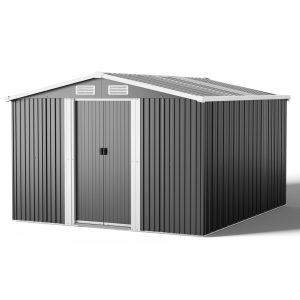 XEMQENER Large Garden Storage Shed with Base