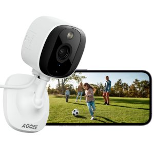 AOQEE Outdoor Security Camera - 2K CCTV Camera Systems IP65 Waterproof
