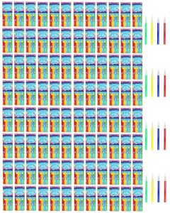 PD Outlet Mini Felt Tip Pens for Colouring – Ideal Party Bag Fillers & Kids' Loot Bags – Vibrant Colours for Creative Fun (96)