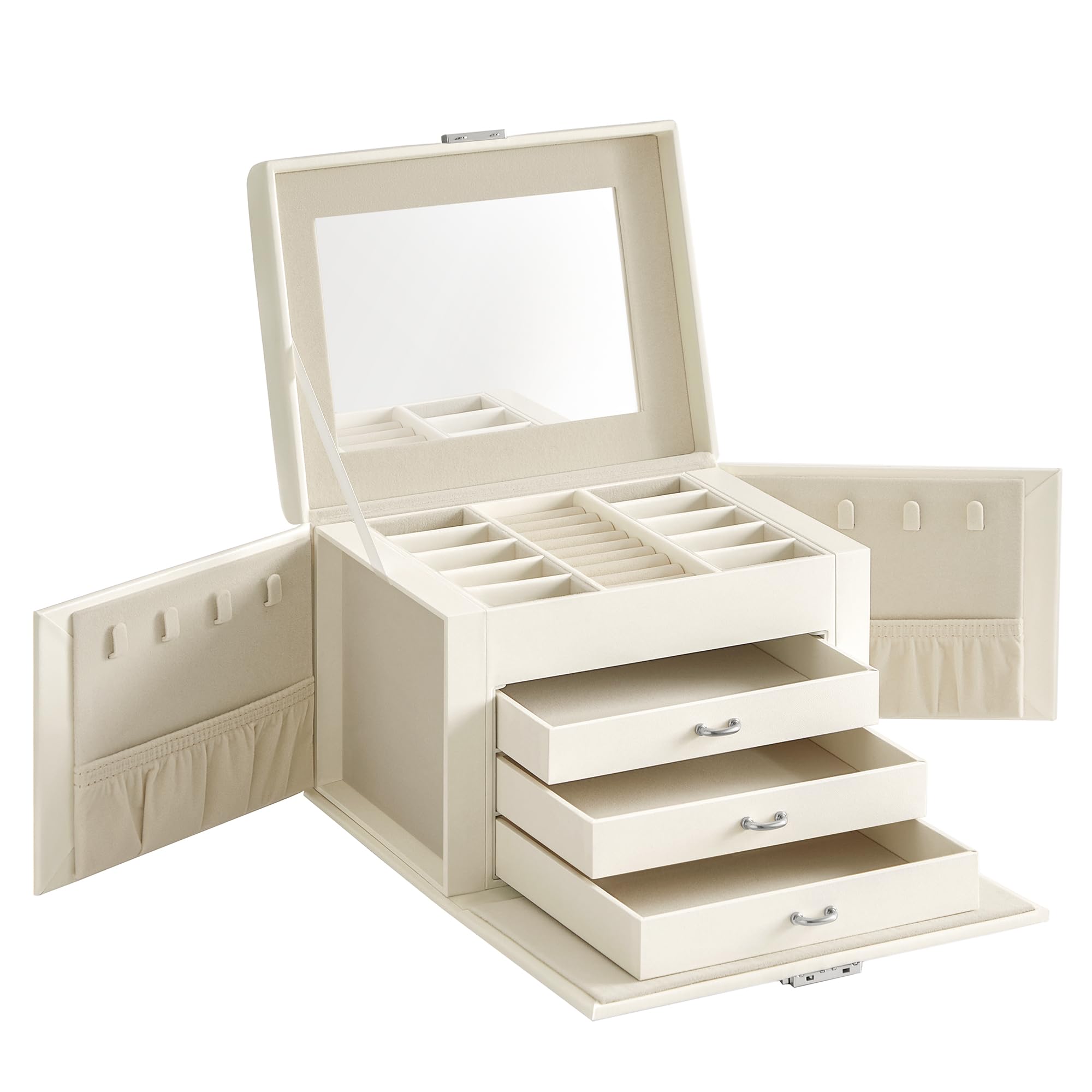 SONGMICS 4-Tier Jewellery Box