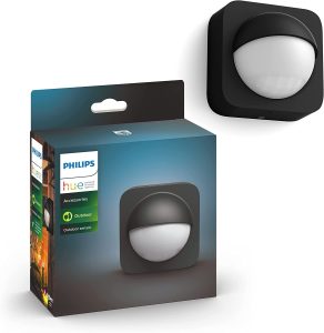 Philips Hue Outdoor Motion Sensor. Smart Lighting Accessory for Outdoor Light Control. Patio