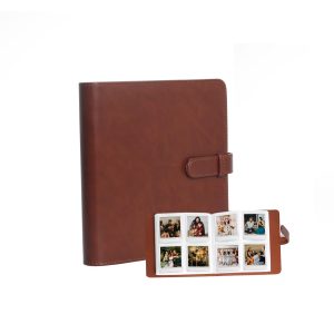 288 Pockets Square Photo Album for Fujifilm Instax Square SQ40/SQ1/SQ6/SQ10/SQ20/SP-3 Camera (Brown)