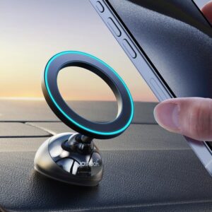 JOYROOM Fits for MagSafe Car Mount [Strong 20xN55 Magnets] iPhone Car Holder with Fluorescent Panel