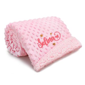 kodinsiivous Personalised Baby Blankets for Girls and Boys