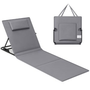 SONGMICS Folding Beach Sunlounger