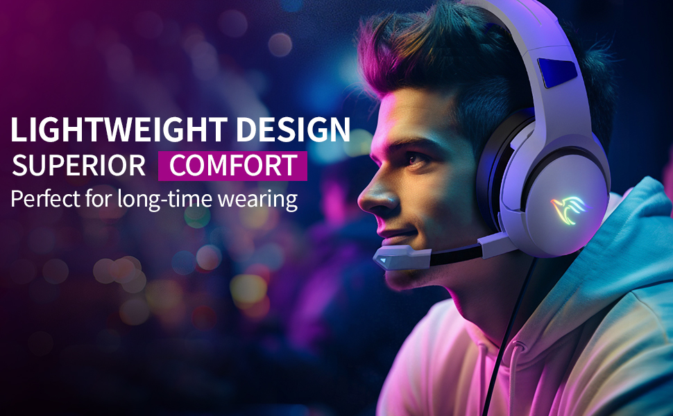 lightweight gaming headphones