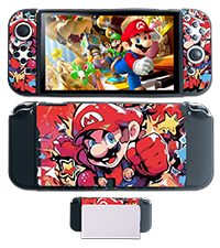 Case Compatible with Switch OLED,Dockable Cover TPU Protective Switch OLED JoyCon Cover Case