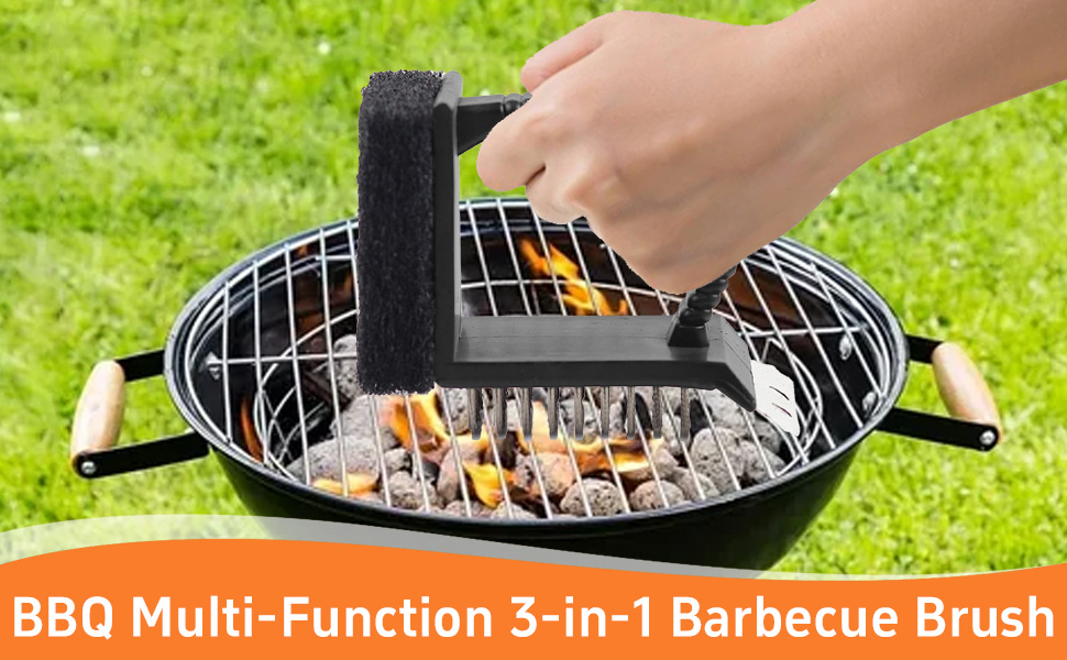 BBQ Multi-Function 3-in-1 Barbecue Brush