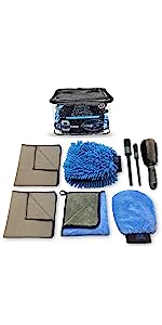 Sudz Budz Car Wash Kit Sponge Cleaning Mitt Detailing Car Care Detailing Brushes