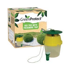 Green Protect Box Tree Moth Trap- Moth Infestation Prevention -Reusable Trap -Protects Gardens and Box Hedges