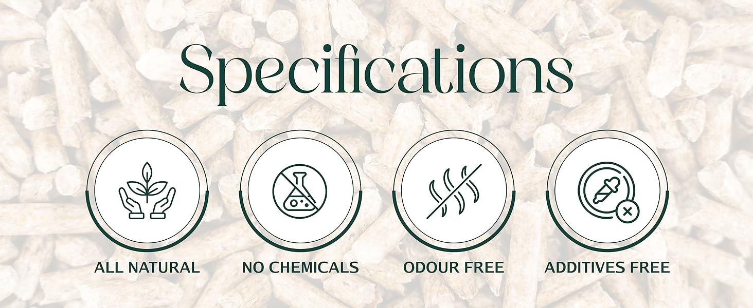 Wood Pellets - Premium Fuel for Pizza Ovens & Grills, High Heat Output