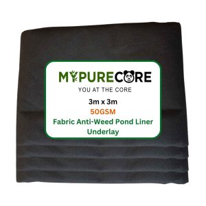 MYPURECORE 50gsm Pond Liner Underlay 3m x 3m - Tear-Resistant