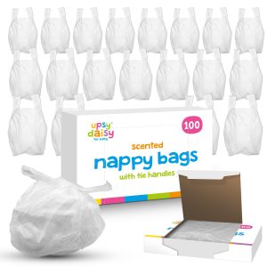 SOL 200pk Scented Nappy Bags with Tie Handles