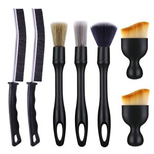 GOLDEROC 7 PCS Car Interior Cleaning Brush Kit