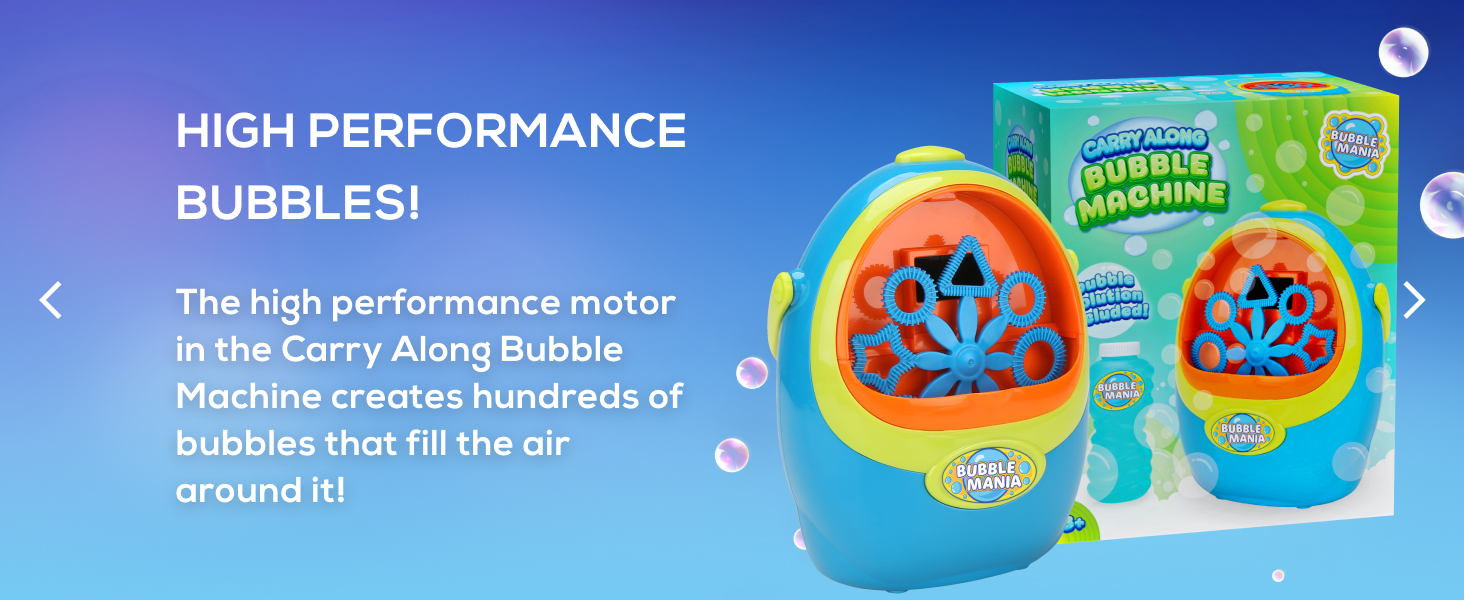 Bubble Mania Bubble Machine - Bubble Blower Whale For Kids - Automatic Bubble Making Machine