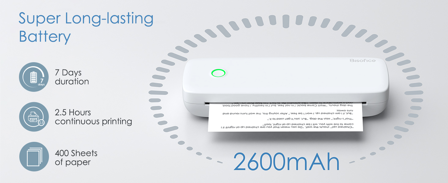 Inkless Portable printer