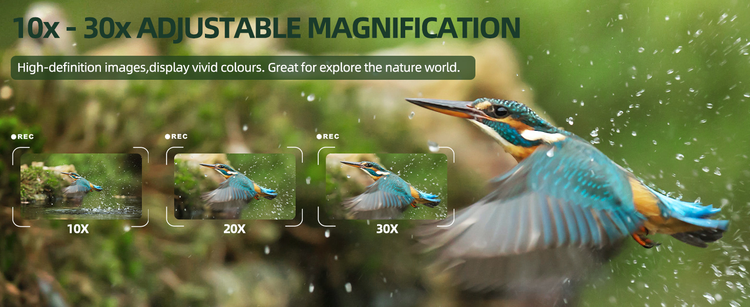 10-30X50 HD Monocular Telescope