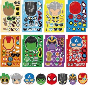 24Pcs Largr Stickers Party Bag Fillers