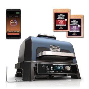 Ninja Woodfire Pro Connect XL Electric BBQ Grill & Smoker with App Control